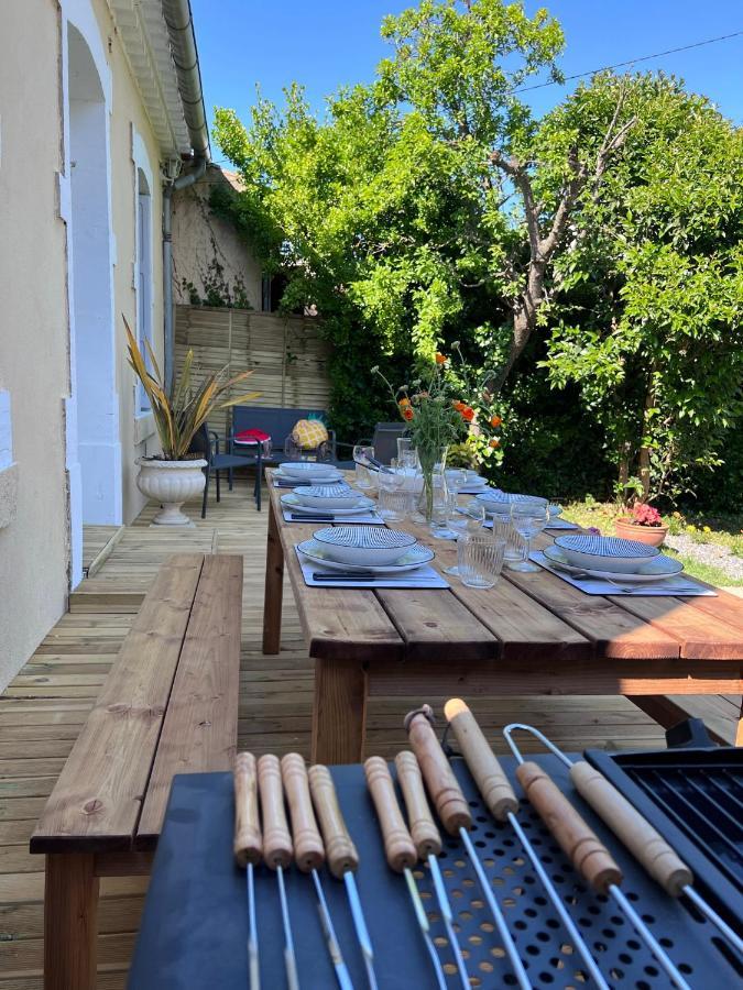 Charmante maison Climatisée avec piscine au Calme à Carcasona Exterior foto